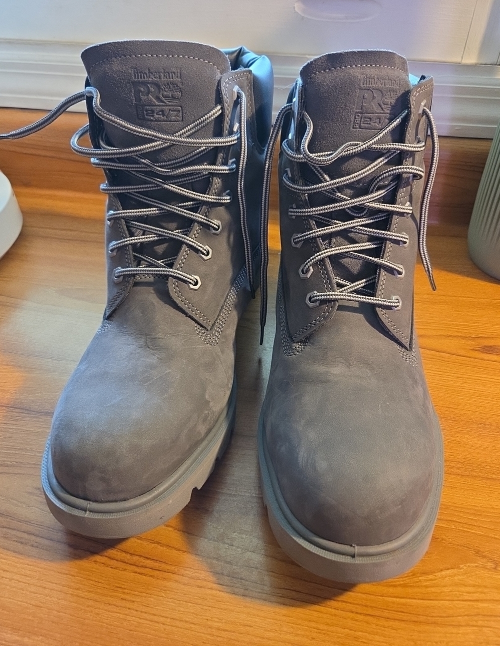 Timberland PRO Men’s Gray Steel-Toe Work Boots